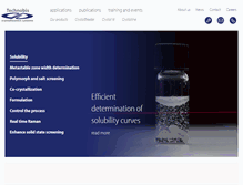 Tablet Screenshot of crystallizationsystems.com